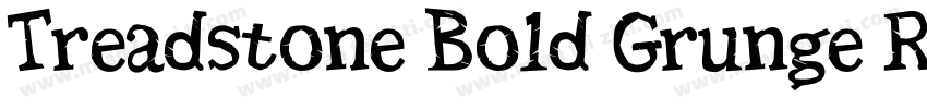 Treadstone Bold Grunge Regular字体转换
